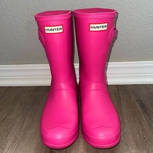 Women’s Hunter rain boots size 10